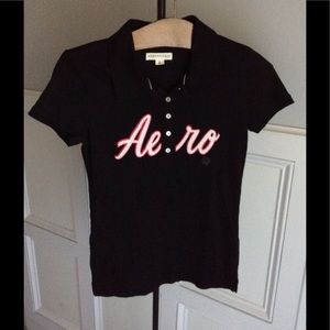 Aeropostale women’s polo shirt Aero graphic